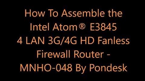 Assembling the Intel Atom E3845 MNHO-048