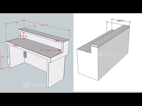 طريقة صنع مكتب الاستقبال     