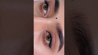 Light weight eyes makeup with smoky touch 💕🥀