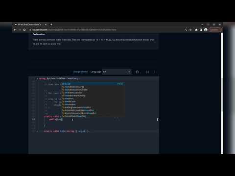 Print the Elements of a LinkedList | C# | HackerRank | DSA