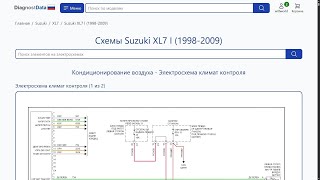 Электросхемы Suzuki XL7 I (1998-2009)