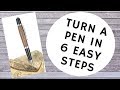 Woodturning Pen Turning in 6 Easy Steps with Frank Perrone Woodturning Pen Turning in 6 Easy Steps with Frank Perrone