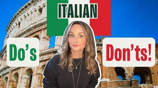 Italian Etiquette: Do