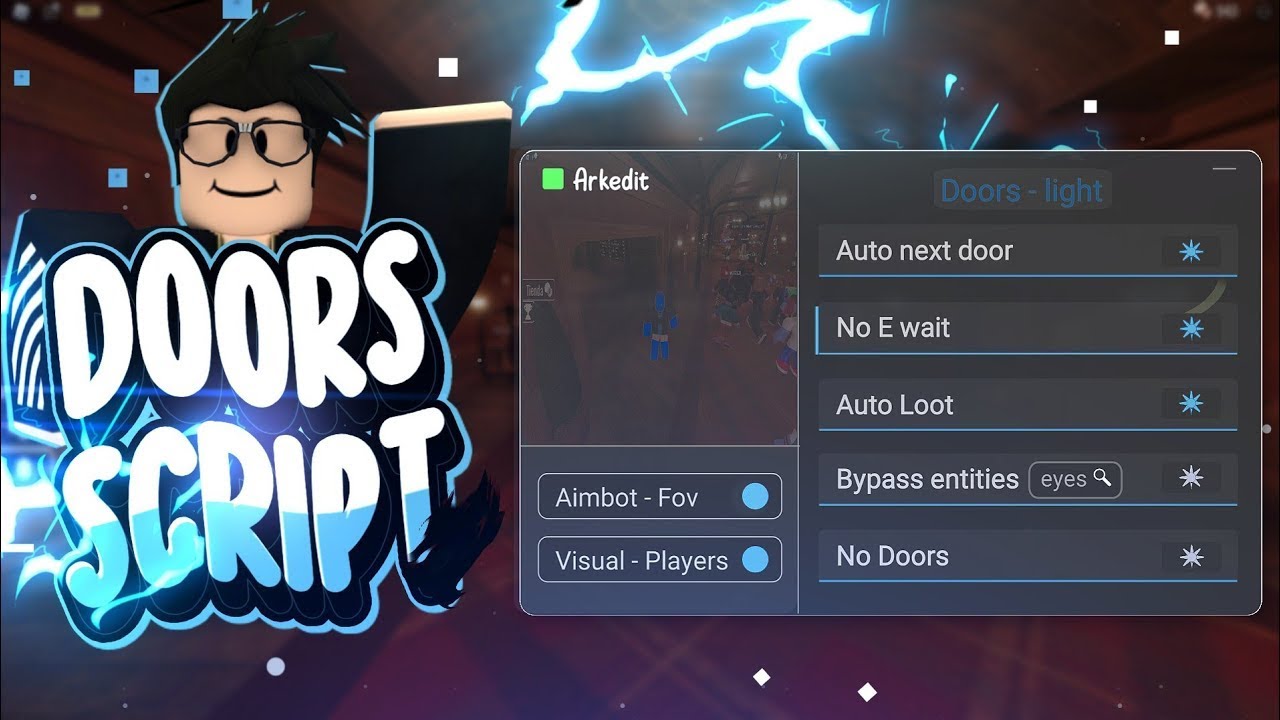 ROBLOX DOORS SCRIPT ESP AUTO NEXT DOOR AUTO LOOT YouTube