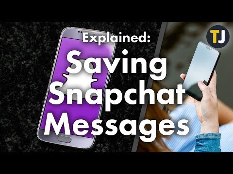 Video: Ką reiškia išsaugota pokalbyje „Snapchat“?