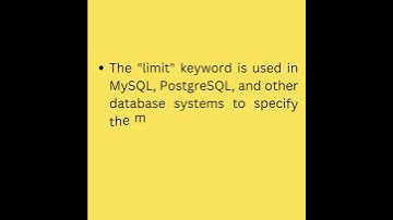 TOP vs offset vs limit with example