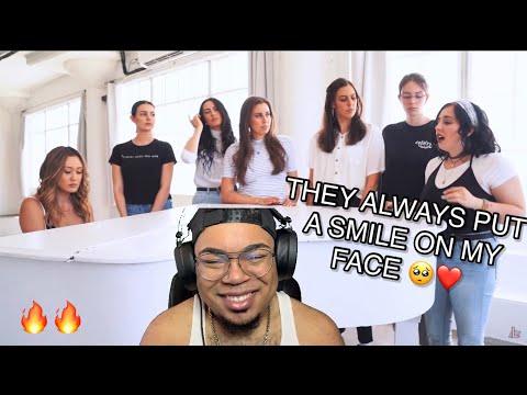 IS THERE PART 3?? 😅🔥 idontwannabeyouanymore - LaurDIY x Cimorelli Cover (Billie Eilish) | REACTION