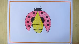 How to Draw a Ladybug Using the Letter A | Easy Drawing for Kids