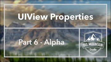 UIView Properties Part 6 - Alpha (iOS, Xcode 8)