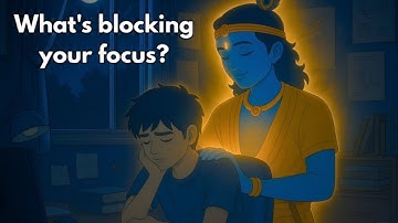 “What’s Blocking Your Focus? |Krishna’s Answer|🪈🔏
