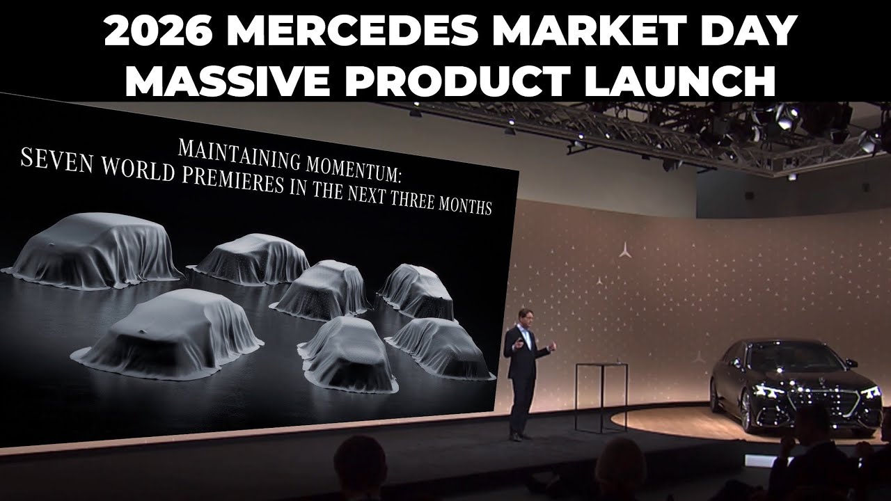 День маркета Mercedes 2026 — Масштабная презентация новых продуктов — Вот что скоро появится!
