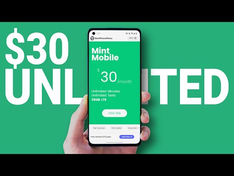 Mint Mobile의 새로운 $ 30 무제한 데이터 계획 설명!