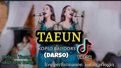 TAEUN //DARSO (COVER)#LIVE PERFORM #LARASAYU #bajidors #viraltiktok  ENAK BANGET