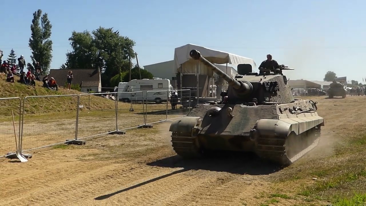 Démonstration char Tigre 80 éme anniversaire du D-Day
