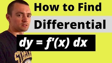 HOW TO FIND THE DIFFERENTIAL dy of the given function - Finding dy using the formula (Part 4)
