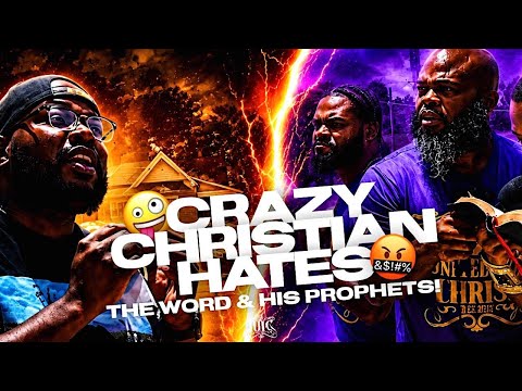Crazy Christian HATES The Word & His Prophets!