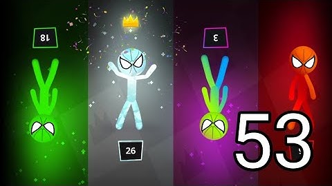 Stickman Funny MINIGAMES Part 53 - Stickman Party 1 2 3 4 Player Gameplay Android IOS 2025