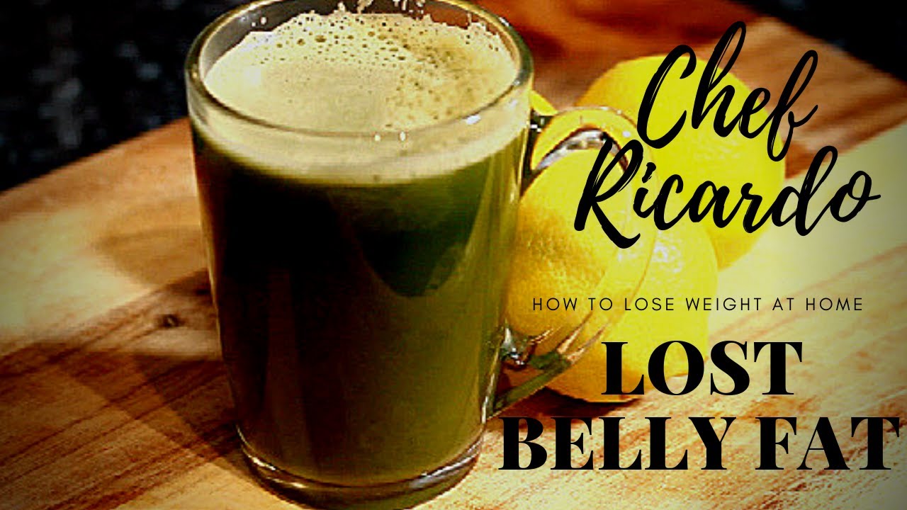 NO-EXERCISE FOR 10 DAYS WITH THIS DRINK | LOOSE BELLY FAT | Chef Ricardo Cooking