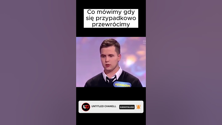 Familiada - Co mówimy gdy się przypadkowo przewrócimy