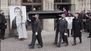 Vincent Cassel, Lea Seydoux et plus aux Obsèques de Gaspard Ulliel à Paris