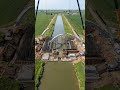 This Irrigation River Got a Reinforced Concrete Arch Bridge #construction #shorts