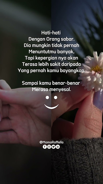 Hati-hati Dengan Orang Sabar #shortsvideo #katakata #storywa