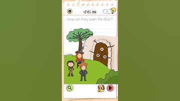 Brain test all star level 288 how can they open this door? Solution