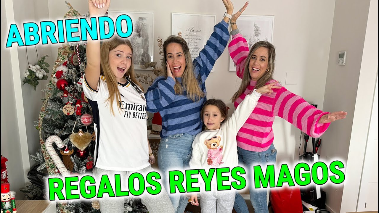 ABRIENDO LOS REGALOS DE REYES MAGOS DE MI HIJA EN FAMILIA 🎁🤴🏻 Familia Amiguay