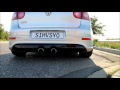 VW Golf 5 R32 stock exhaust vs custom exhaust by BN Pipes