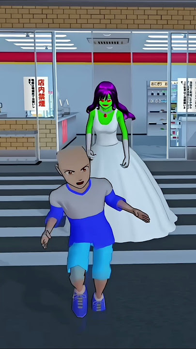 BERANI BERANINYA KAMU KEPADA MBA KUNTI🏃🧟#sakuraschoolsimulator#sakura #viralshorts