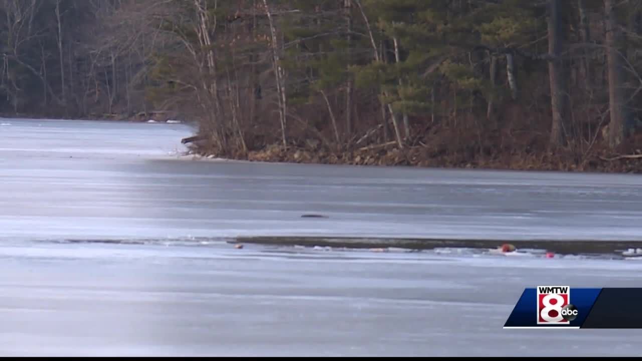 Maine sheriff's deputy jumps into icy pond to save man from drowning