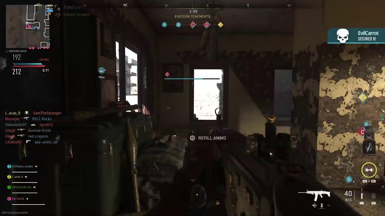 COD live MW2 -- daily challenges - Ground War - 30+ kills