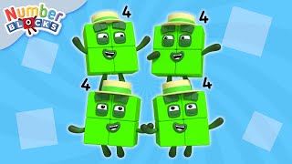 Squariffic Adventures: Exploring All Things Square!  | Fun Learn to Count | Numberblocks