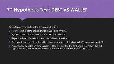 Correlation Test using PSPP 1   Dennis Edogun