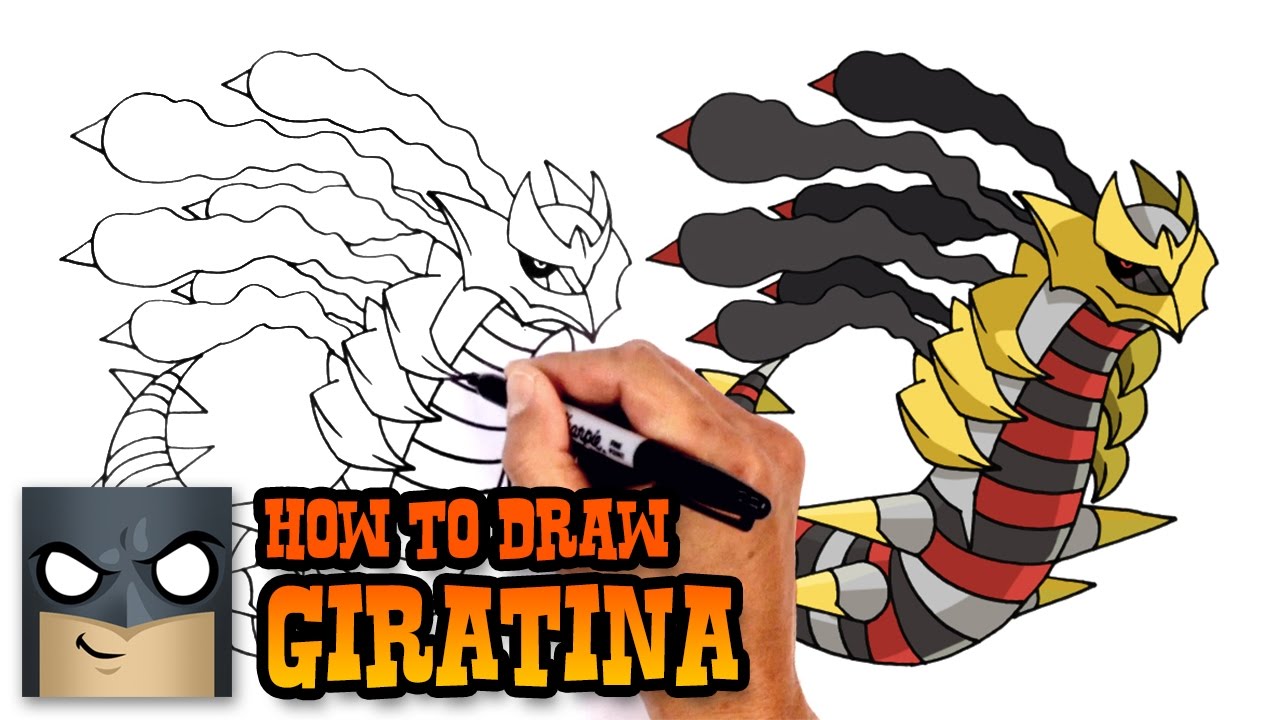 Học tập vẽ pokemon huyền thoại giratina Từ cơ bản đến nâng cao