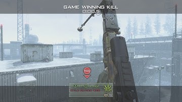 Mw2 Sub Base shot (killcam only)