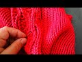Как зашить ( заделать) дырку в вязаном (трикотажном) свитере. Sew a sweater