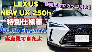 レクサス 新型UX 250h 特別仕様車 Urban Elegance 実車見てきたよ☆装備充実でカッコ良い！結構良いかも⁉︎LEXUS NEW UX 250h Urban Elegance