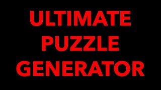 ULTIMATE PUZZLE GENERATOR OVER 400 DIFFERENT PUZZLES screenshot 1