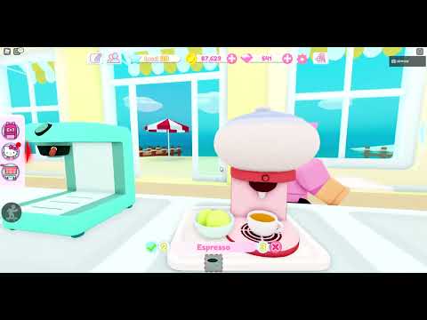 First person hellokitty cafe gameplay!