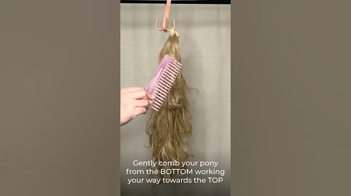 How to Revive & Detangle Your INH Pony Extensions #detanglehair #ponytailhack #hairtips #hairtricks