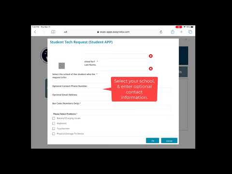 OCPS - How to submit a Student Tech Request