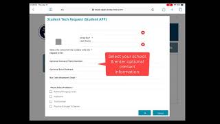 OCPS - How to submit a Student Tech Request