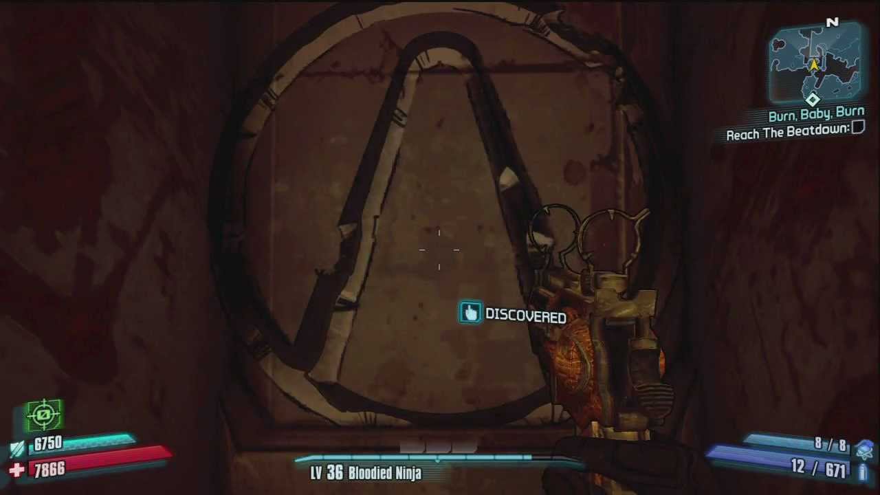 Borderlands 2 Caustic Caverns Area Challenges YouTube