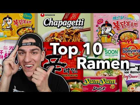 TOP 10 Instant Ramen! 🍜🤯🔥