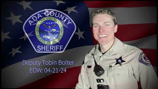 Deputy Tobin Bolter Memorial Service