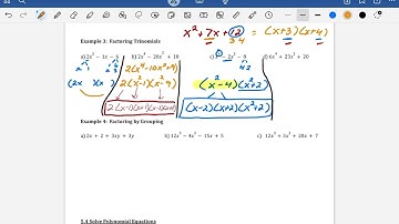 5.3 Notes Video - Factoring Trinomials