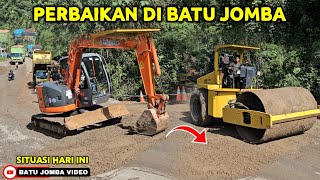 Batu Jomba Terkini ~ Perbaikan Jalan Batu Jomba Terus Dilakukan