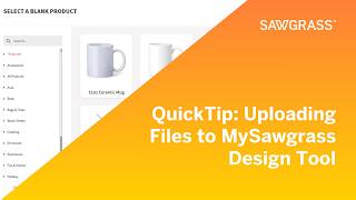 QuickTip: How to Upload Files to the MySawgrass Design Tool