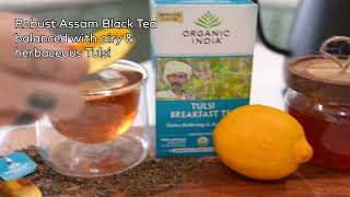 Tulsi Breakfast Tea 🌿 Clean Energy &amp; Mental Clarity Without the Crash | Organic India